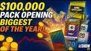 Biggest Pack Opening of the Year... $10,000 INSANE PACK OPENING MLB THE SHOW 25