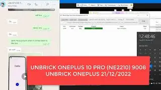 How to Unbrick OnePlus 10 Pro (NE2210) 9008 21/12/2022 | NC PHONE