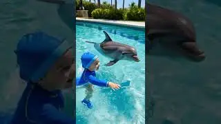 #swimming dolphin🐬 baby