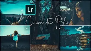 How to edit CINEMATIC BLUE in- Lightroom Mobile Preset | BLUE Preset | Free DNG | Lightroom presets