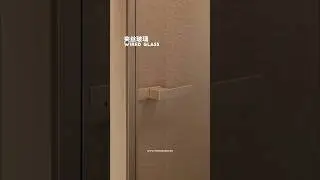 laminate glass can use in the door! #interiordesign