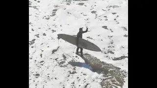 Austin surfing Sewer Peak January 2023