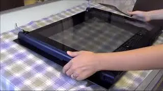 Doppio vetro forno. Smontaggio e lavaggio.  Video breve.
