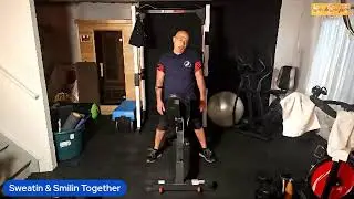 Legs & Shoulders kinda #sweatinsmilintogether #fitness #BFR #gettingfit #fun #weighttraining