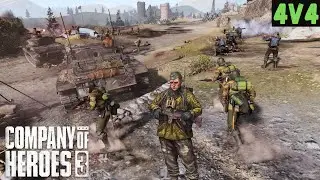 Высочайший ELO Carnage | 4 на 4 | Company of Heroes 3