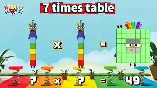 LEARN NUMBERBLOCKS 7 TIMES TABLE | MULTIPLICATION TABLE OF SEVEN | LEARN TO COUNT LEARNINGBLOCKS_ID