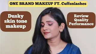 Makeup for dusky skin tone Ft. Cuffs n lashes . #duskyskinmakeup #cuffsnlashes #makeup #duskyskin