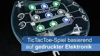TicTacToe-Spiel basierend auf gedruckter Elektronik