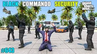 GTA 5 : BLACK COMMANDO SECURITY KIDNAPPED MICHAEL | GTA 5 GAMEPLAY #643