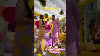 Haldi games and fun 🤩 #emcee #wedding #haldibazi #khushbousultania #follow # viral #games #queen
