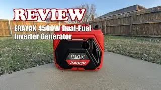 ERAYAK 4500W Dual-Fuel Portable Inverter Generator Review 2025