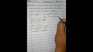 11th Mathematics|Exercise 6.4|Sequence and |Question No.7,8