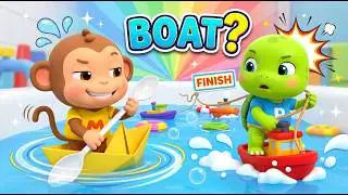 Boats for Babies | Ocean Learning with Calm Waves & Colors | Modo & Phoeniz