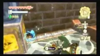 The Legend of Zelda Skyward Sword spinning rupees easter egg