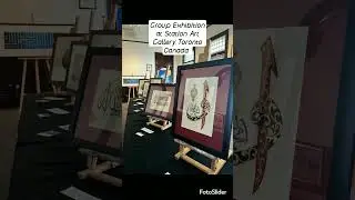 Group Exhibition opening at Station Art Gallery Toronto Canada #canada #shorts #viral #youtube