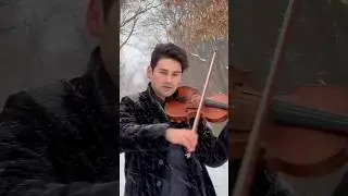 Mozart Symphony No.40 Modern Violin ❄️ Snow Performance