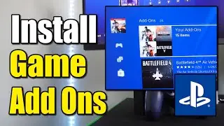 How to Installed DLC or Add Ons for PS4 Games in Game Library