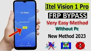 Itel Vision 1 Pro L6502 FRP Bypass Without PC Android 10 | itel l6502 frp bypass | Itel L6502 FRP