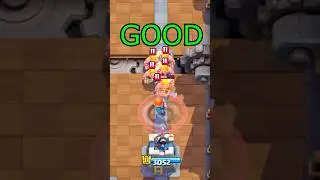 GOOD VS BAD PLACEMENTS IN CLASH ROYALE! #clashroyale #shorts