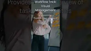Workflow Trick: Visual Management - Use visual tools like Kanban boards to track progress #workflow