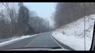 Scenic Winter Drive Through the Poconos | Newfoundland to Paupack PA JANUARY 2026