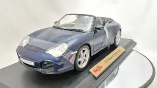 Special Edition Maisto Porsche 911 Carrera 4S Cabriolet 996 Blue