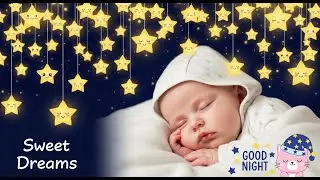 Soothing Baby Sleep Music 😴 Mozart Brahms Lullaby 🌙 Stop Crying ✔ Peaceful Night