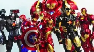 Sentinel Re:Edit Marvel Now! Black X Gold Iron Man Review