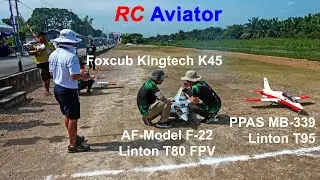 Dogfight at Jamboree 2025 RC Sagil MB-339, F-22 and Foxcub
