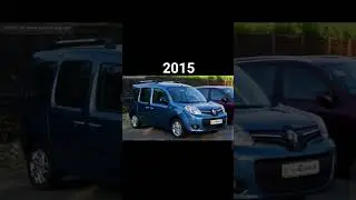 Evolution of Renault kangoo (1997-2024) #shorts
