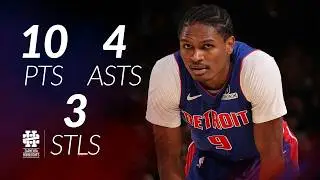 Ausar Thompson 10 pts 4 asts 3 stls vs Knicks 25/26 season