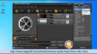 remove audio track from mkv