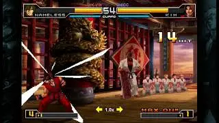 KOF 2002 UM Online Match KIM COMBO 100% damage