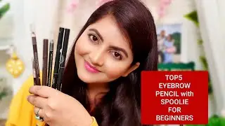TOP5 eyebrow pencil with spoolie for beginners | RARA |best & affordable eyebrow pencil for everyday