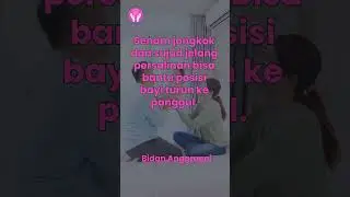Tips Ibu & Anak: Senam jongkok dan sujud jelang persalinan #bidan #bumil