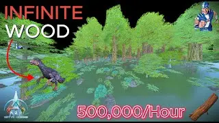 Best Way To Farm Wood Solo/Duo | Ark: Survival Ascended PVP Official Rates