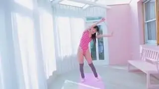 Softcore asian leotard tease