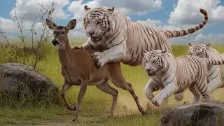 haarion Chased by panther the Snowy Grasslands &ndash; Intense Wild Chase