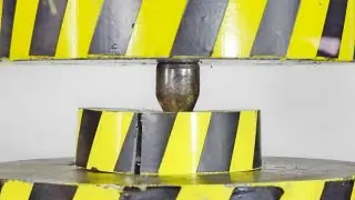 500 TON HYDRAULIC PRESS VS ADAMANTIUM VS ARMOR