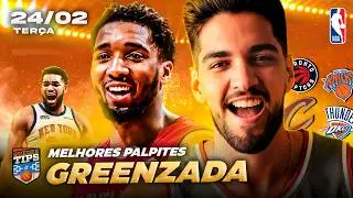 PALPITES DA NBA PARA HOJE 24 02 2026 (TER&Ccedil;A-FEIRA) + BILHETE PRONTO
