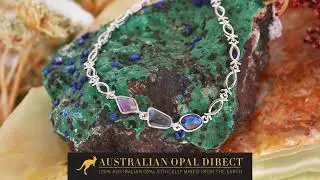 Boulder Opal Bracelet for Sale, Blue  Opal Bracelet - Australian Opal Direct | Worldwide Shipping