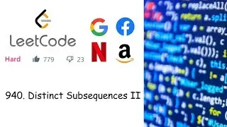 LeetCode 940. Distinct Subsequences II (Hard) | Dynamic Programming | C++