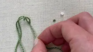 Left-Handed French Knot Stitch