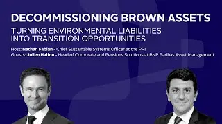 Decommissioning brown assets: turning environmental liabilities into transition opportunities