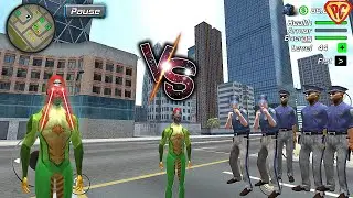 Rope Frog Ninja Hero - Strange Gangster Vegas #181 Laser Beam vs Police
