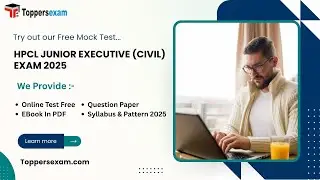 HPCL JUNIOR EXECUTIVE (CIVIL) Syllabus 2025 | Important MCQs | EBook in PDF | One Liner Book & PDF