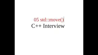 Move function C++