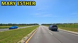 Mary Esther Florida Driving Through