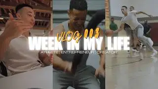 WORLD RECORD ATHLETE PLAYS BASKETBALL | HYBRID TRAINING | VLOG 003