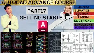 ADVANCED AUTOCAD 2D BEAM PLANINNG PART#17 BASIC TO ADVANCE.